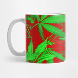 Holiday Weed Print Mug
